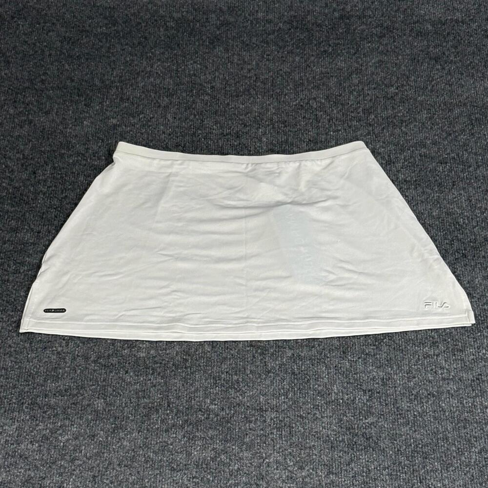 Fila Skirt Womens Large White Pianella Performa Performance Athletic New Tags